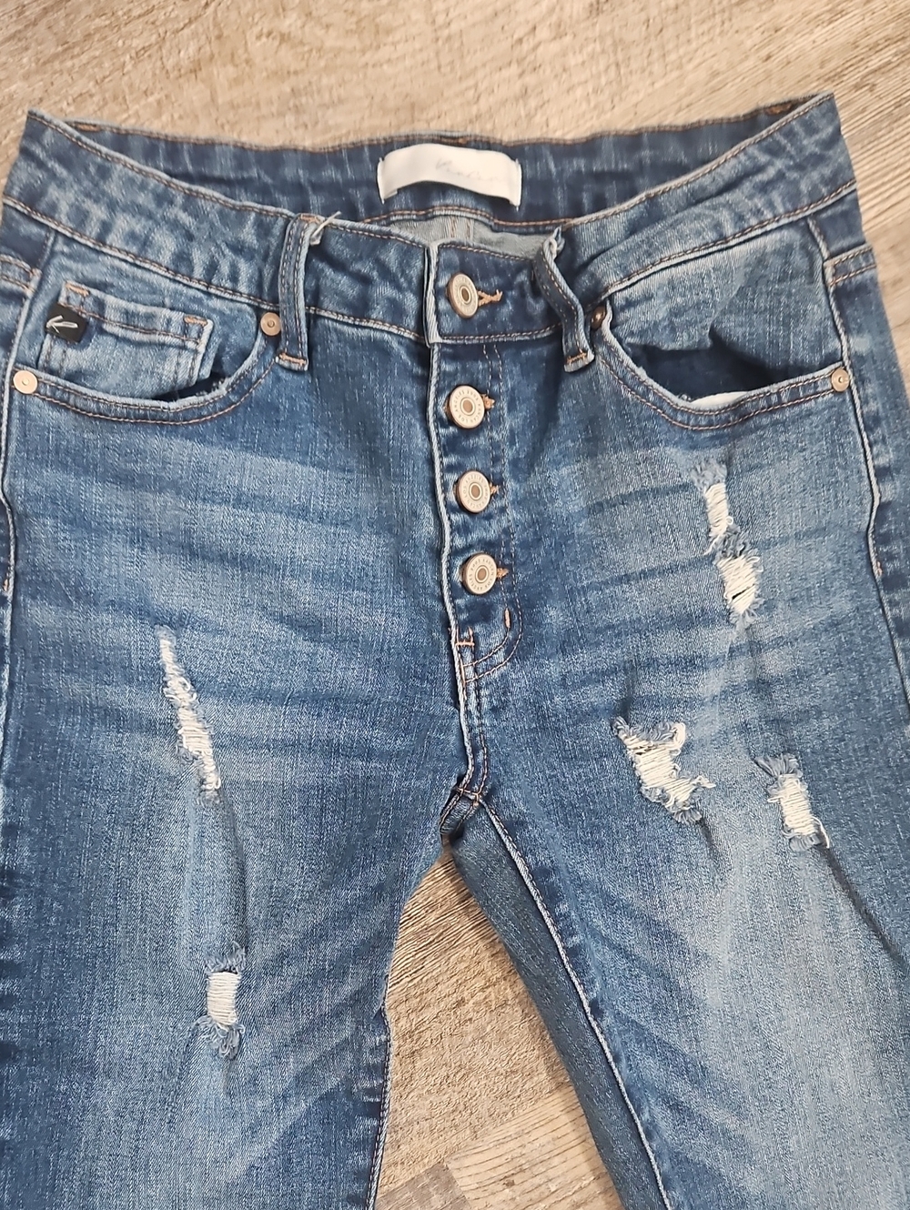 KanCan Distressed Ankle Skinny Jeans Estilo Size 9/28
